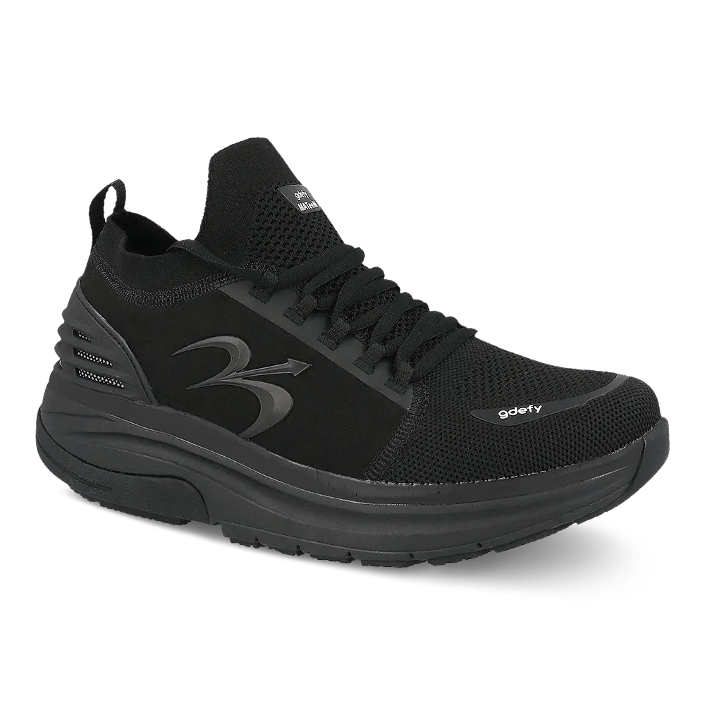 Re-Defy Men's Mateem Slip Resistant Athletic Shoes Black - YB9036MSR