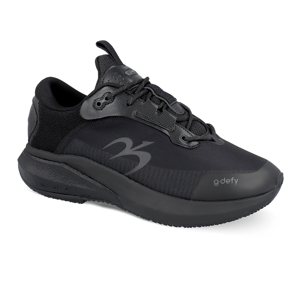 Re-Defy Men's Mightyglide  Slip Resistant Athletic Shoes Black - YB9056MSR