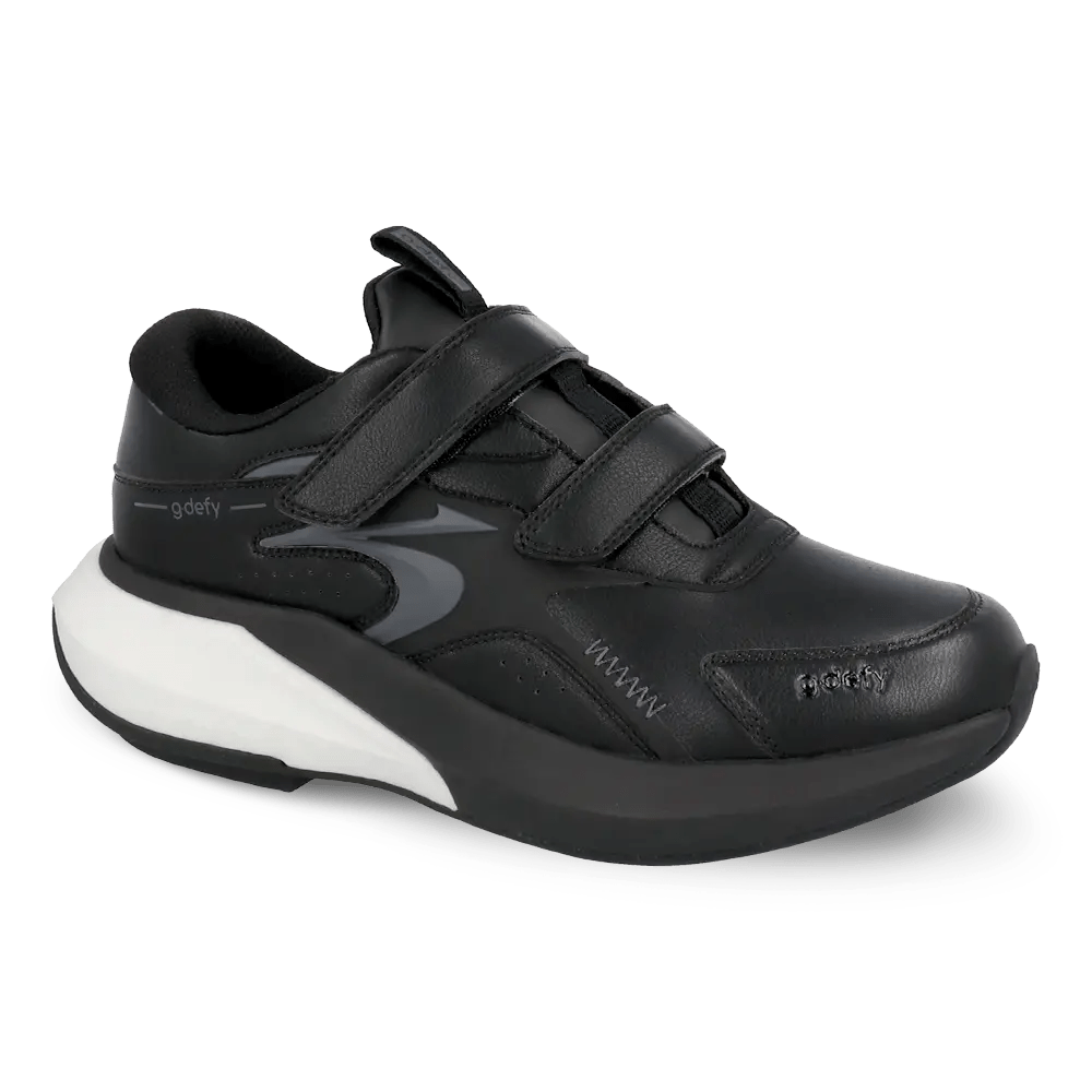Re-Defy Men's Zenstride Athletic Casual Black White - YB9055MLW